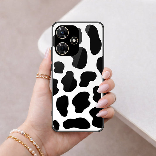 Infinix Hot 30i Cover - Vanilla Dream Series - HQ Ultra Shine Premium Infinity Glass Soft Silicon Borders Case