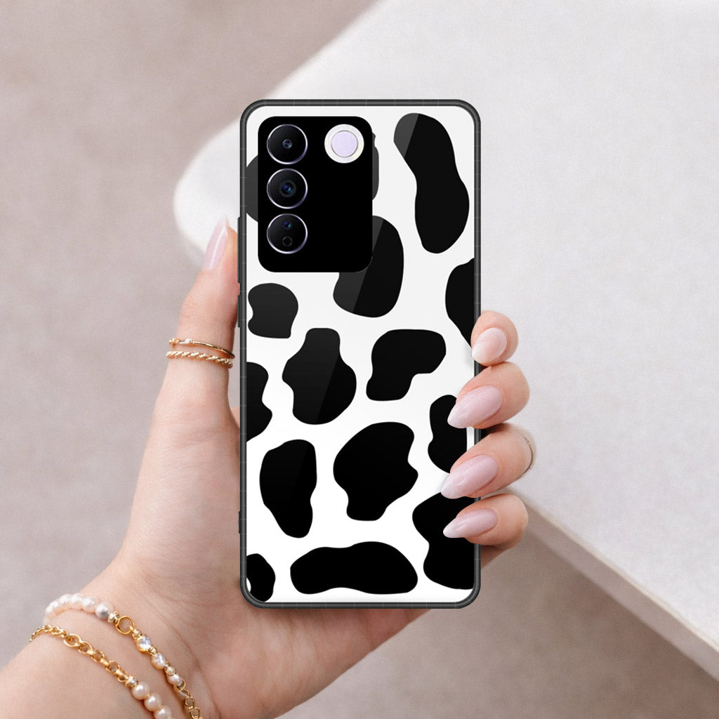 Vivo S16e Cover - Vanilla Dream Series - HQ Ultra Shine Premium Infinity Glass Soft Silicon Borders Case