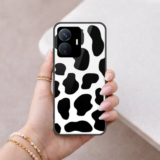 Vivo Y77e Cover - Vanilla Dream Series - HQ Ultra Shine Premium Infinity Glass Soft Silicon Borders Case