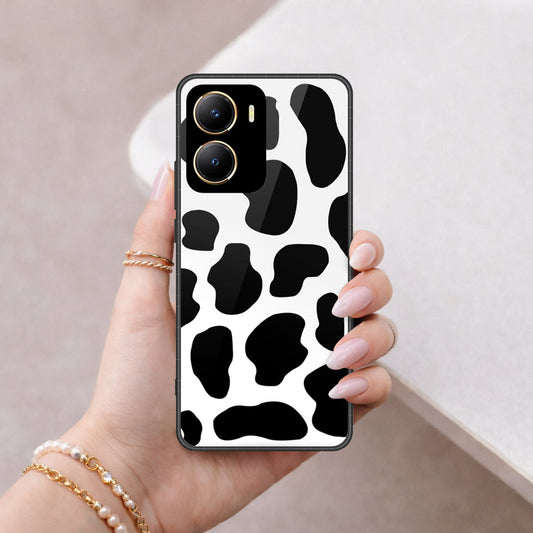 Vivo Y16 Cover - Vanilla Dream Series - HQ Ultra Shine Premium Infinity Glass Soft Silicon Borders Case