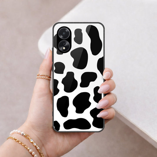 Oppo A18 Cover - Vanilla Dream Series - HQ Ultra Shine Premium Infinity Glass Soft Silicon Borders Case