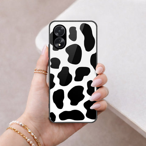 Oppo A18 Cover - Vanilla Dream Series - HQ Ultra Shine Premium Infinity Glass Soft Silicon Borders Case