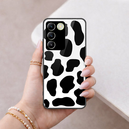 Vivo Y100 4G Cover - Vanilla Dream Series - HQ Ultra Shine Premium Infinity Glass Soft Silicon Borders Case