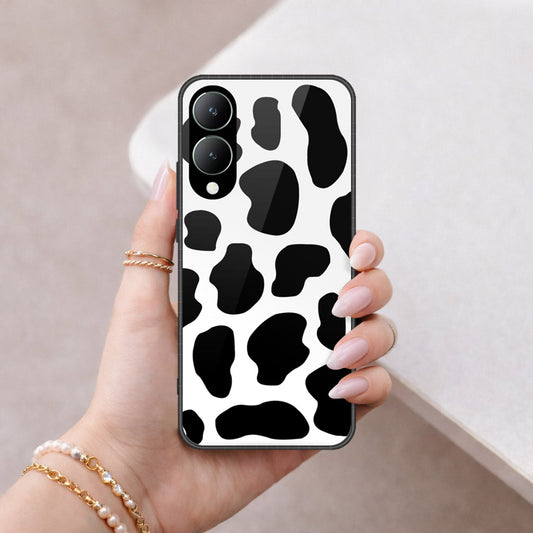 Vivo Y17s Cover - Vanilla Dream Series - HQ Ultra Shine Premium Infinity Glass Soft Silicon Borders Case