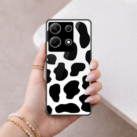 Infinix Note 30 Cover - Vanilla Dream Series - HQ Ultra Shine Premium Infinity Glass Soft Silicon Borders Case