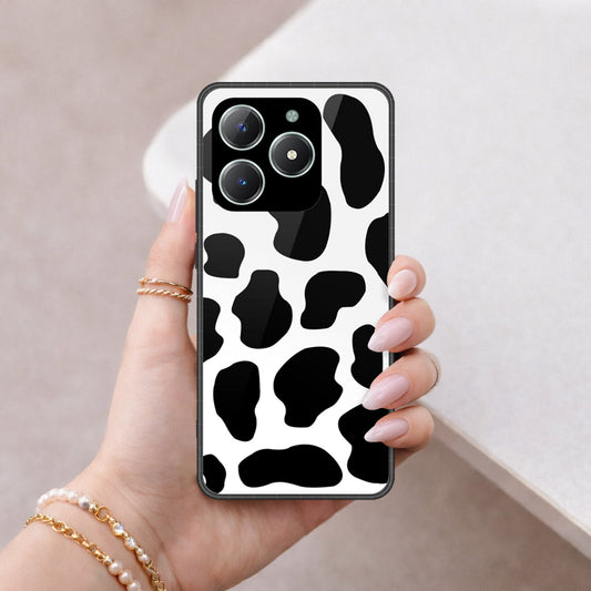 Realme C61 Cover - Vanilla Dream Series - HQ Ultra Shine Premium Infinity Glass Soft Silicon Borders Case