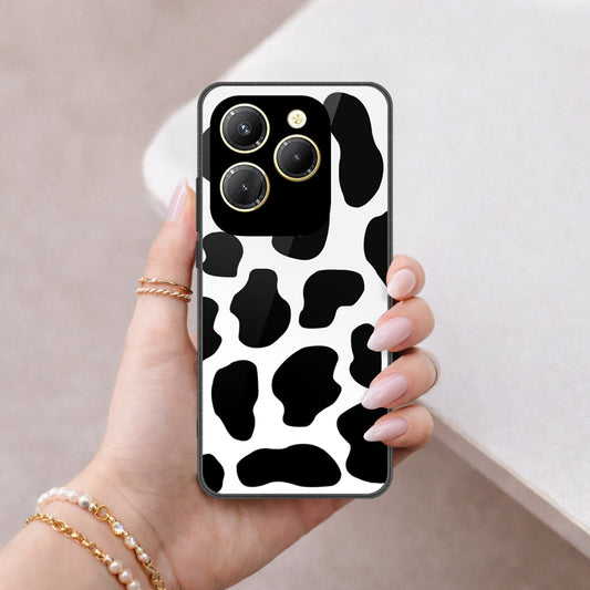 Infinix Hot 40 Pro Cover - Vanilla Dream Series - HQ Ultra Shine Premium Infinity Glass Soft Silicon Borders Case