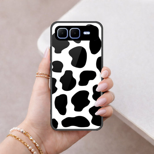 Infinix Smart 10 Plus Cover - Vanilla Dream Series - HQ Ultra Shine Premium Infinity Glass Soft Silicon Borders Case