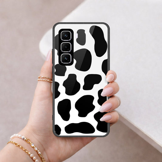 Infinix Hot 50 Pro Plus Cover - Vanilla Dream Series - HQ Ultra Shine Premium Infinity Glass Soft Silicon Borders Case