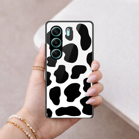 Tecno Camon 40 Pro Cover - Vanilla Dream Series - HQ Ultra Shine Premium Infinity Glass Soft Silicon Borders Case