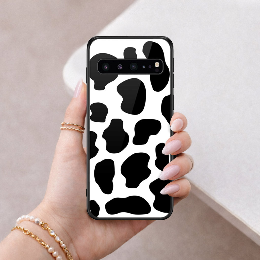 Samsung Galaxy S10 5G Cover - Vanilla Dream Series - HQ Ultra Shine Premium Infinity Glass Soft Silicon Borders Case