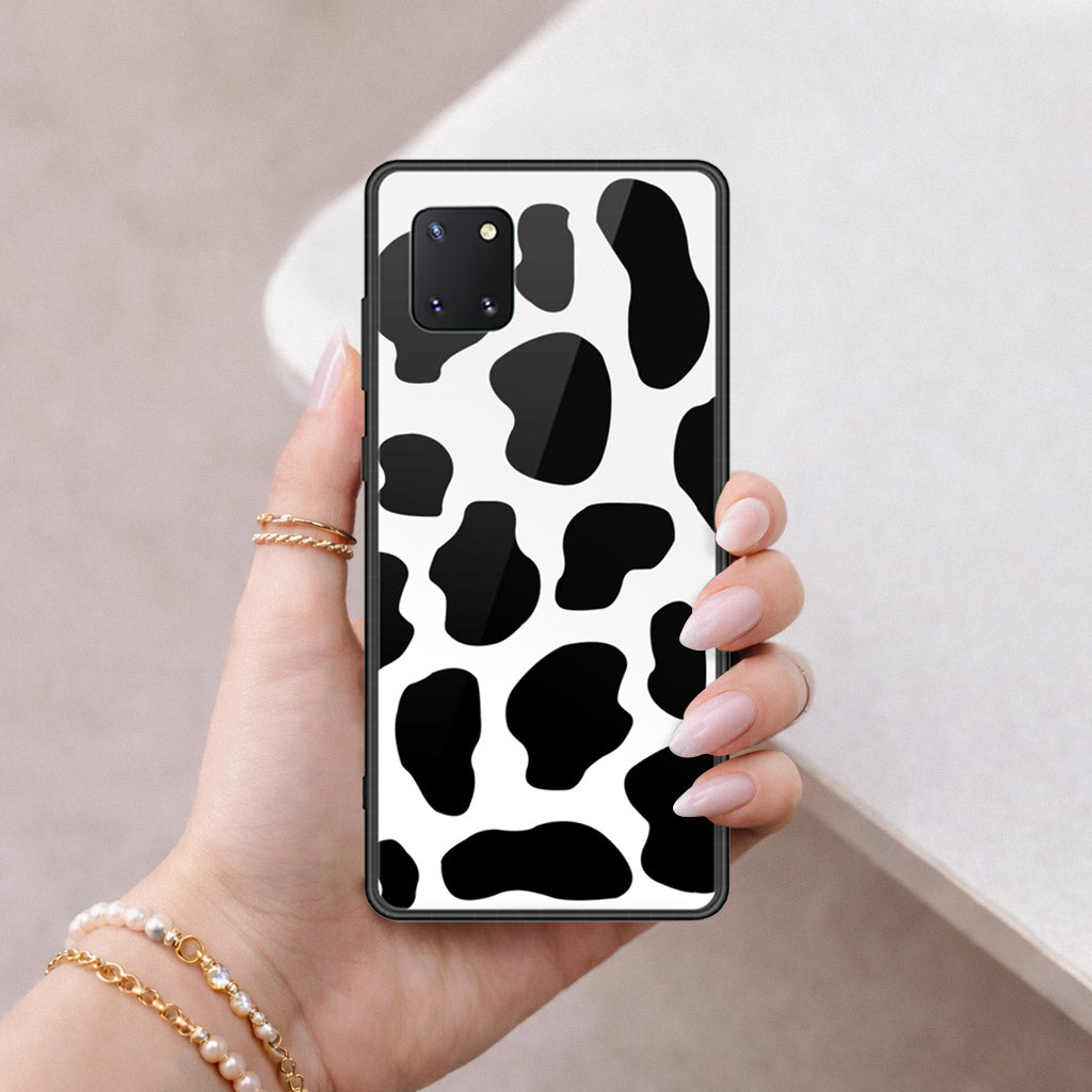 Samsung Galaxy Note 10 Lite Cover - Vanilla Dream Series - HQ Ultra Shine Premium Infinity Glass Soft Silicon Borders Case