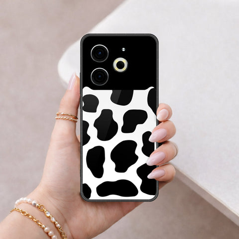 Tecno Pova 6 Cover - Vanilla Dream Series - HQ Ultra Shine Premium Infinity Glass Soft Silicon Borders Case