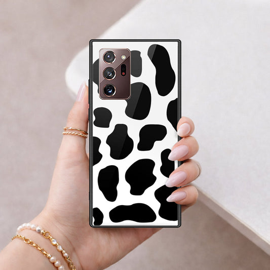 Samsung Galaxy Note 20 Ultra Cover - Vanilla Dream Series - HQ Ultra Shine Premium Infinity Glass Soft Silicon Borders Case