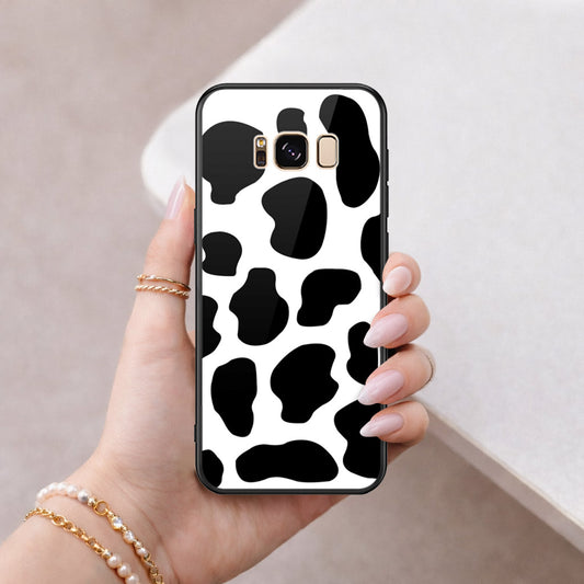 Samsung Galaxy S8 Cover - Vanilla Dream Series - HQ Ultra Shine Premium Infinity Glass Soft Silicon Borders Case