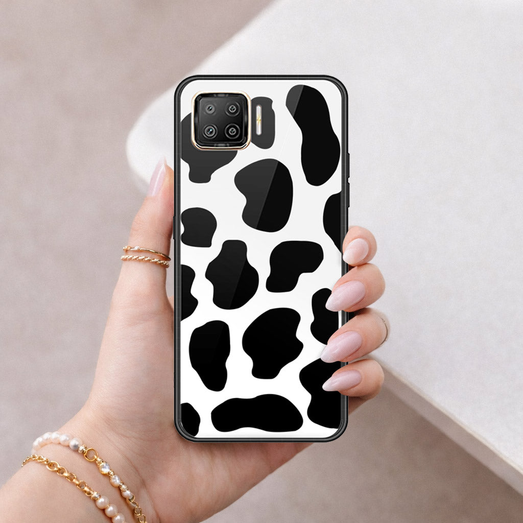 Oppo F17 Pro Cover - Vanilla Dream Series - HQ Ultra Shine Premium Infinity Glass Soft Silicon Borders Case