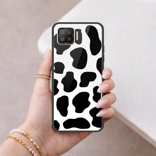 Oppo F17 Pro Cover - Vanilla Dream Series - HQ Ultra Shine Premium Infinity Glass Soft Silicon Borders Case