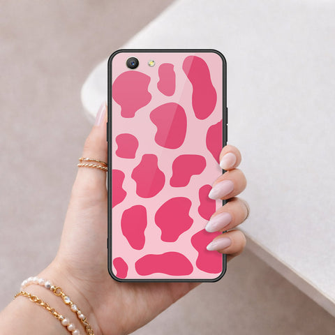 Oppo A59 Cover - Vanilla Dream Series - HQ Ultra Shine Premium Infinity Glass Soft Silicon Borders Case