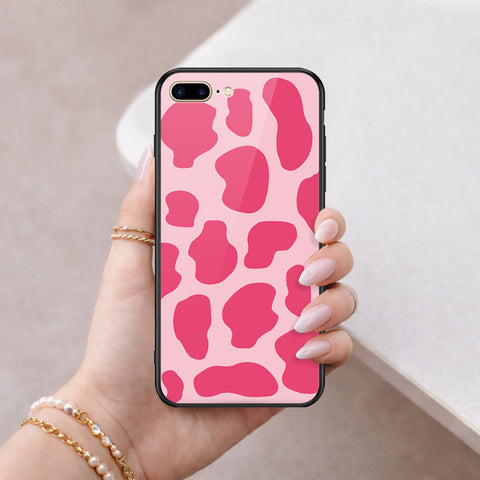 iPhone 8 Plus / 7 Plus - Vanilla Dream Series - HQ Ultra Shine Premium Infinity Glass Soft Silicon Borders Case