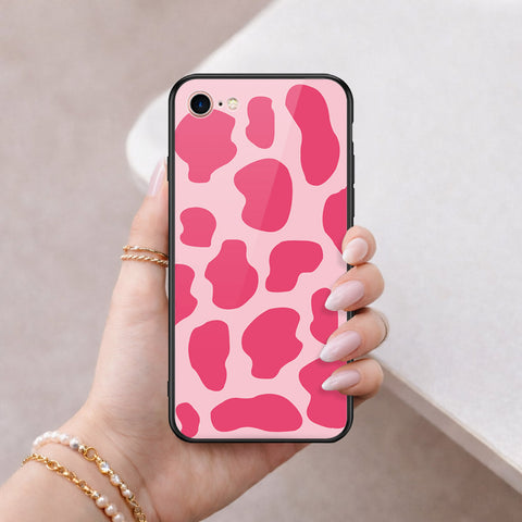 iPhone 8 / 7 - Vanilla Dream Series - HQ Ultra Shine Premium Infinity Glass Soft Silicon Borders Case