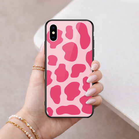 iPhone XS / X - Vanilla Dream Series - HQ Ultra Shine Premium Infinity Glass Soft Silicon Borders Case
