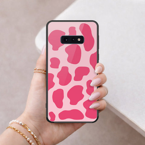 Samsung Galaxy S10e Cover - Vanilla Dream Series - HQ Ultra Shine Premium Infinity Glass Soft Silicon Borders Case