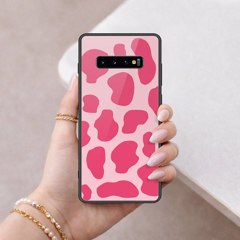 Samsung Galaxy S10 Plus Cover - Vanilla Dream Series - HQ Ultra Shine Premium Infinity Glass Soft Silicon Borders Case