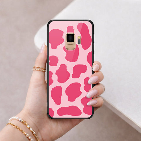 Samsung Galaxy S9 Cover - Vanilla Dream Series - HQ Ultra Shine Premium Infinity Glass Soft Silicon Borders Case