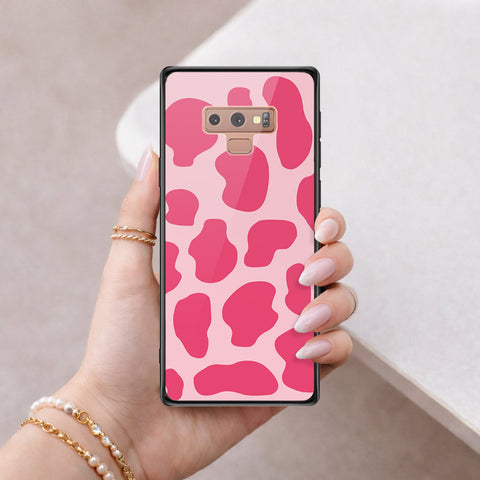 Samsung Galaxy Note 9 Cover - Vanilla Dream Series - HQ Ultra Shine Premium Infinity Glass Soft Silicon Borders Case