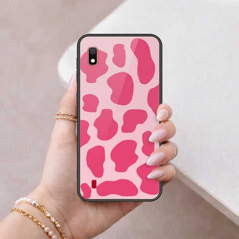 Samsung Galaxy A10 Cover - Vanilla Dream Series - HQ Ultra Shine Premium Infinity Glass Soft Silicon Borders Case
