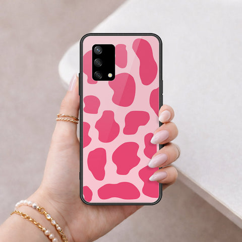 Oppo A95 Cover - Vanilla Dream Series - HQ Ultra Shine Premium Infinity Glass Soft Silicon Borders Case