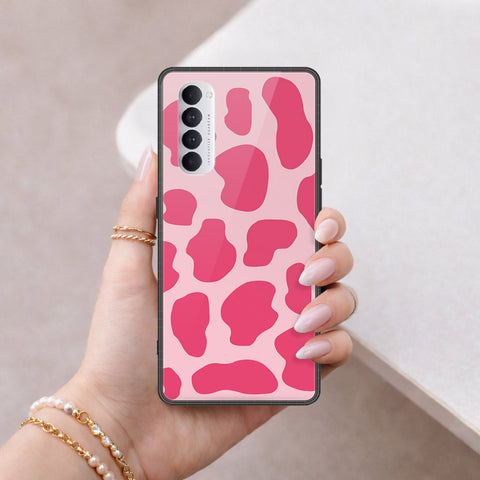 Oppo Reno 4 Pro Cover - Vanilla Dream Series - HQ Ultra Shine Premium Infinity Glass Soft Silicon Borders Case