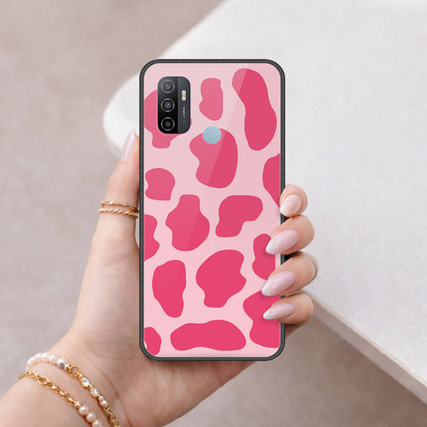 Oppo A53 Cover - Vanilla Dream Series - HQ Ultra Shine Premium Infinity Glass Soft Silicon Borders Case