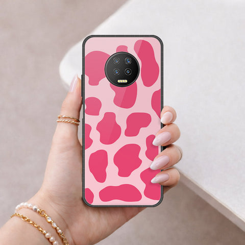Infinix Note 7 Cover - Vanilla Dream Series - HQ Ultra Shine Premium Infinity Glass Soft Silicon Borders Case
