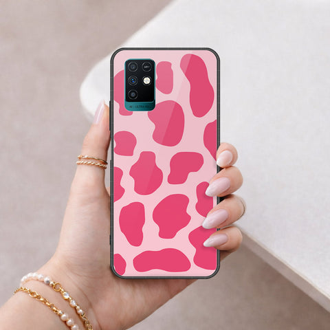 Infinix Note 10 Cover - Vanilla Dream Series - HQ Ultra Shine Premium Infinity Glass Soft Silicon Borders Case