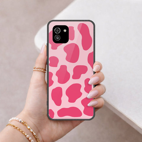 Samsung Galaxy A03 Cover - Vanilla Dream Series - HQ Ultra Shine Premium Infinity Glass Soft Silicon Borders Case