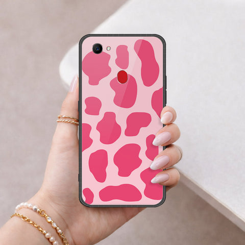 Oppo F7 Cover - Vanilla Dream Series - HQ Ultra Shine Premium Infinity Glass Soft Silicon Borders Case