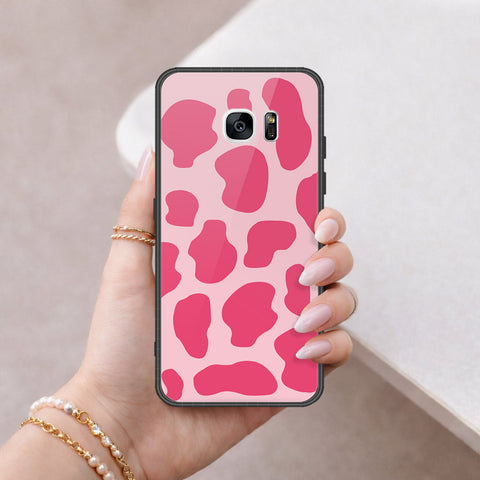 Samsung Galaxy S7 Edge Cover - Vanilla Dream Series - HQ Ultra Shine Premium Infinity Glass Soft Silicon Borders Case