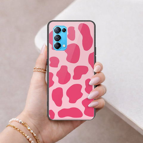 Oppo Reno 5 4G Cover - Vanilla Dream Series - HQ Ultra Shine Premium Infinity Glass Soft Silicon Borders Case