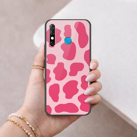 Infinix Hot 8 Cover - Vanilla Dream Series - HQ Ultra Shine Premium Infinity Glass Soft Silicon Borders Case