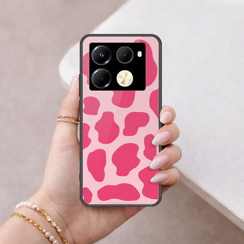 Infinix Note 40 Pro Cover - Vanilla Dream Series - HQ Ultra Shine Premium Infinity Glass Soft Silicon Borders Case