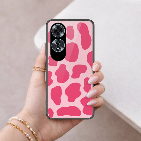 Oppo A60 Cover - Vanilla Dream Series - HQ Ultra Shine Premium Infinity Glass Soft Silicon Borders Case