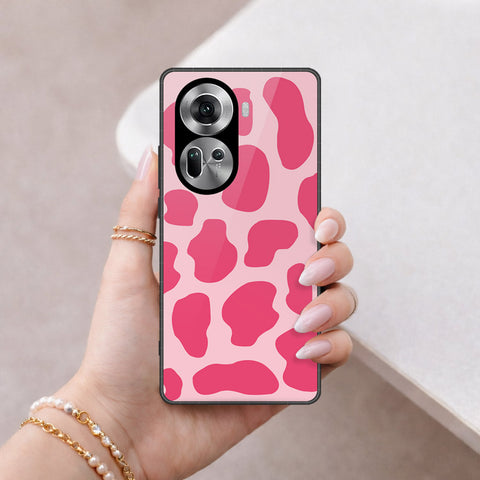 Oppo Reno 11 5G Cover - Vanilla Dream Series - HQ Ultra Shine Premium Infinity Glass Soft Silicon Borders Case