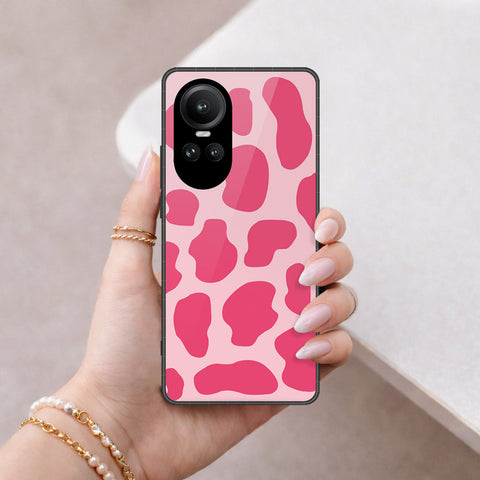 Oppo Reno 10 Pro Cover - Vanilla Dream Series - HQ Ultra Shine Premium Infinity Glass Soft Silicon Borders Case