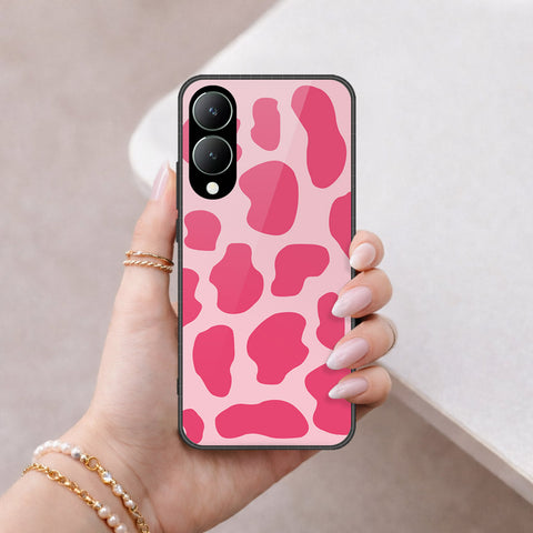 Vivo Y17s Cover - Vanilla Dream Series - HQ Ultra Shine Premium Infinity Glass Soft Silicon Borders Case