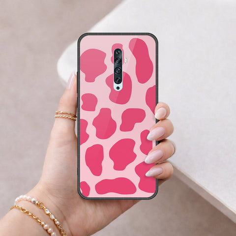 Oppo Reno 2 Cover - Vanilla Dream Series - HQ Ultra Shine Premium Infinity Glass Soft Silicon Borders Case