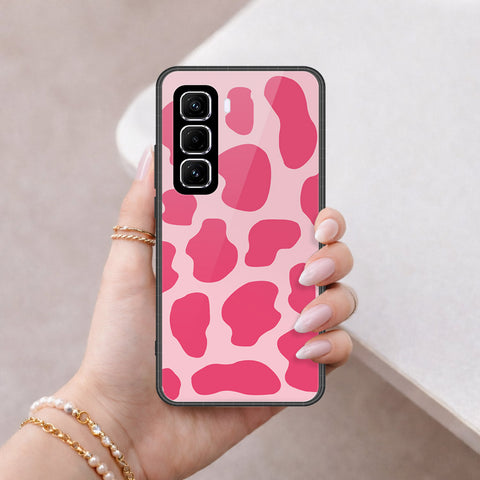 Infinix Hot 50 Pro Plus Cover - Vanilla Dream Series - HQ Ultra Shine Premium Infinity Glass Soft Silicon Borders Case