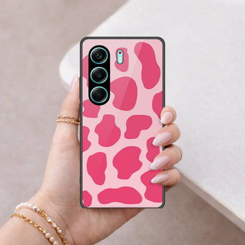 Tecno Camon 40 Pro Cover - Vanilla Dream Series - HQ Ultra Shine Premium Infinity Glass Soft Silicon Borders Case