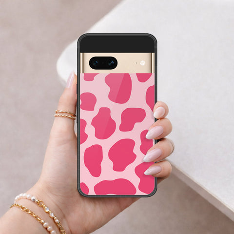 Google Pixel 7 Cover - Vanilla Dream Series - HQ Ultra Shine Premium Infinity Glass Soft Silicon Borders Case
