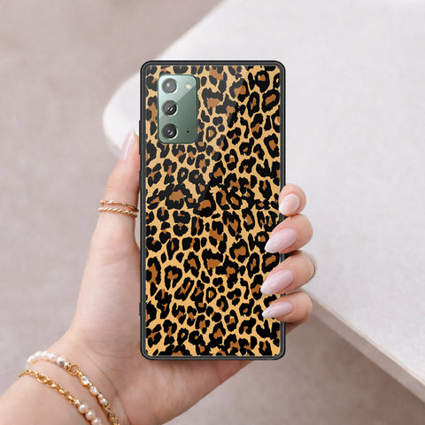Samsung Galaxy Note 20 Cover - Vanilla Dream Series - HQ Ultra Shine Premium Infinity Glass Soft Silicon Borders Case